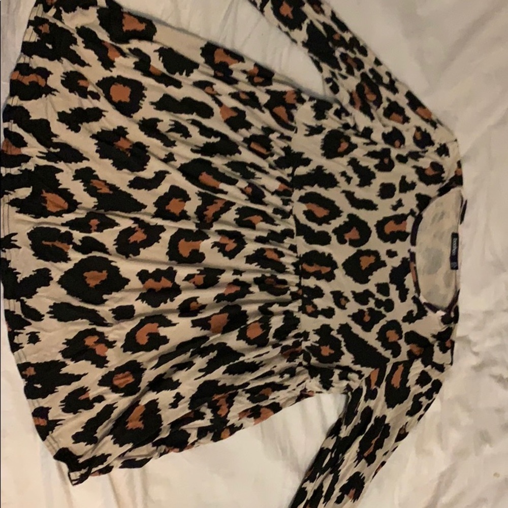 Maternity- Animal print maternity top